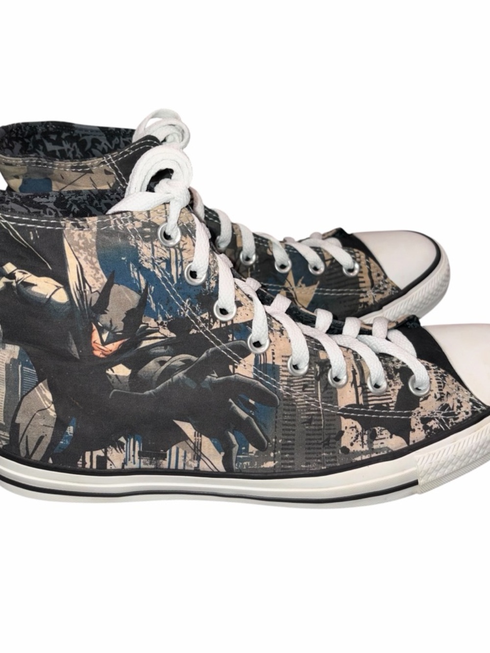 Converse All Star Chuck Taylor X DC Comics Batman High Top Sneakers size 10 - Picture 3 of 12